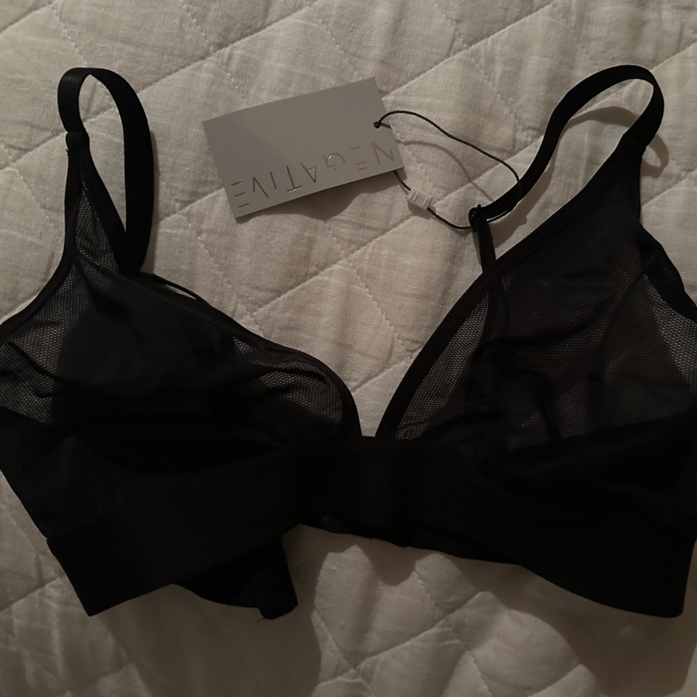 Negative underwear Black Triangle Bra